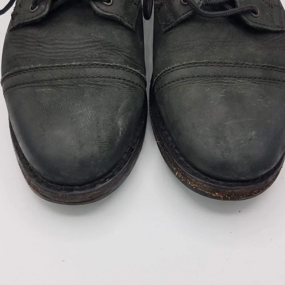 Thursday Boot Company Captain Boots Mens 10 Matte Black Leather 21035 2833 Size: